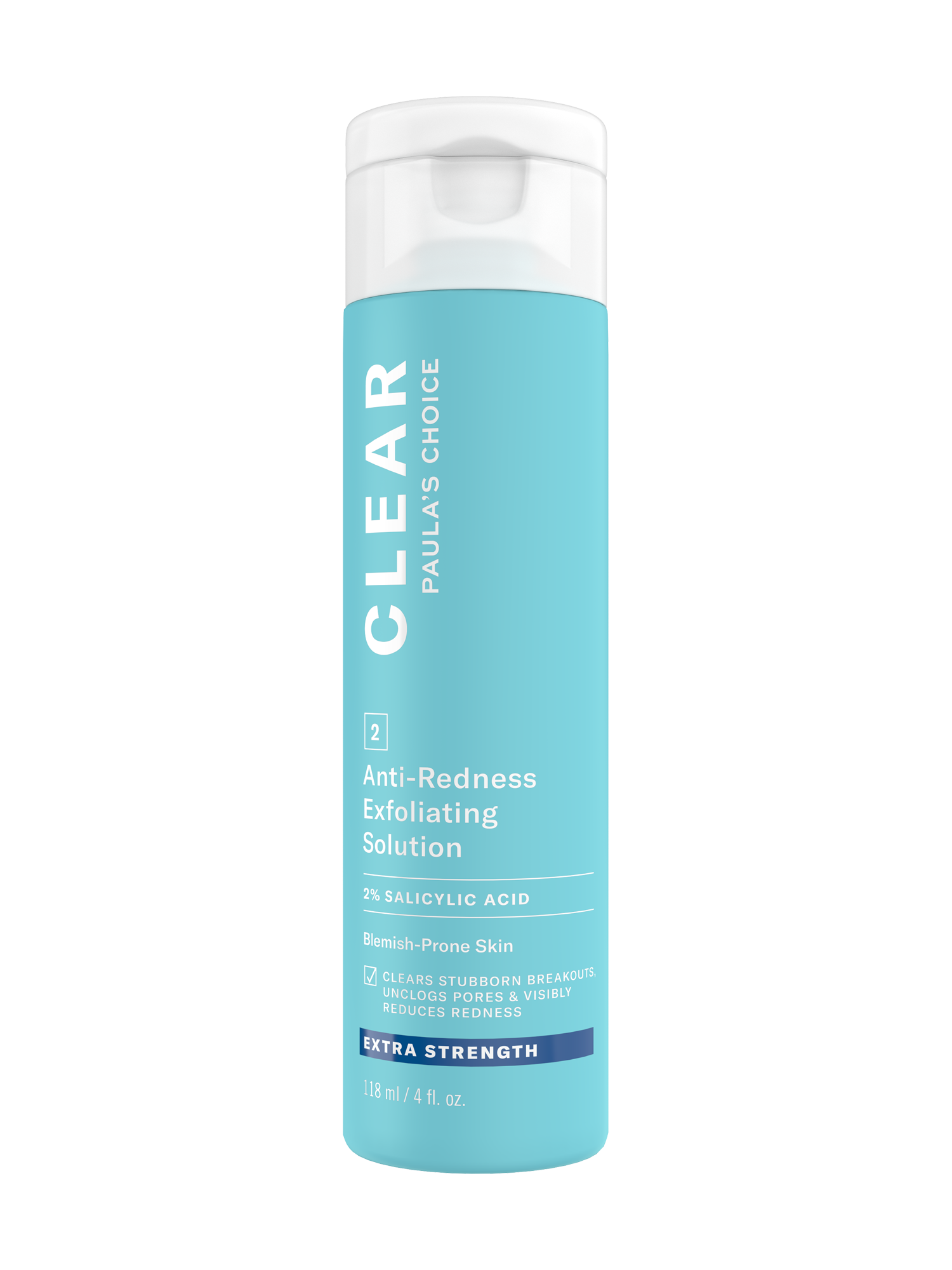 Paula's Choice Clear Extra Strength Anti-Redness Exfoliating Solution With 2% Salicylic Acid Exfoliant | 4 oz