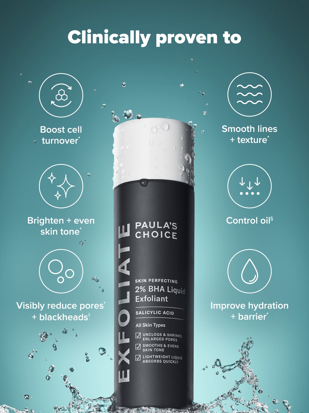 SKIN PERFECTING 2% BHA Liquid Exfoliant | Paula's Choice