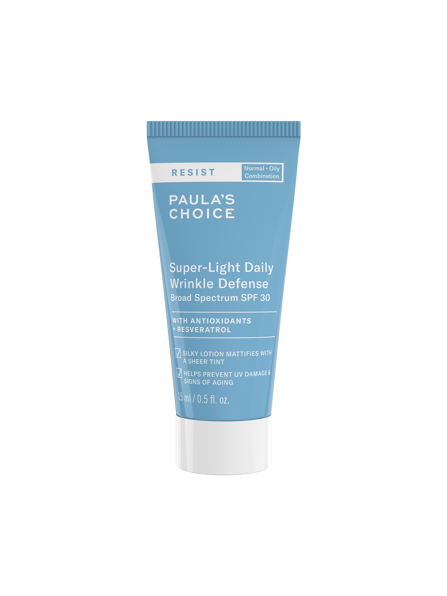 Paulas Choice Resist Super-Light Wrinkle Defense Spf 30 Moisturizer Travel Size 18$
