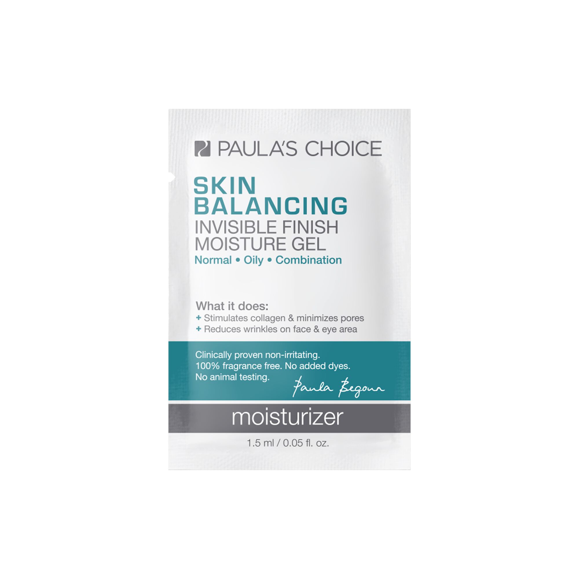 SKIN BALANCING Invisible Finish Moisture Gel Paula's Choice