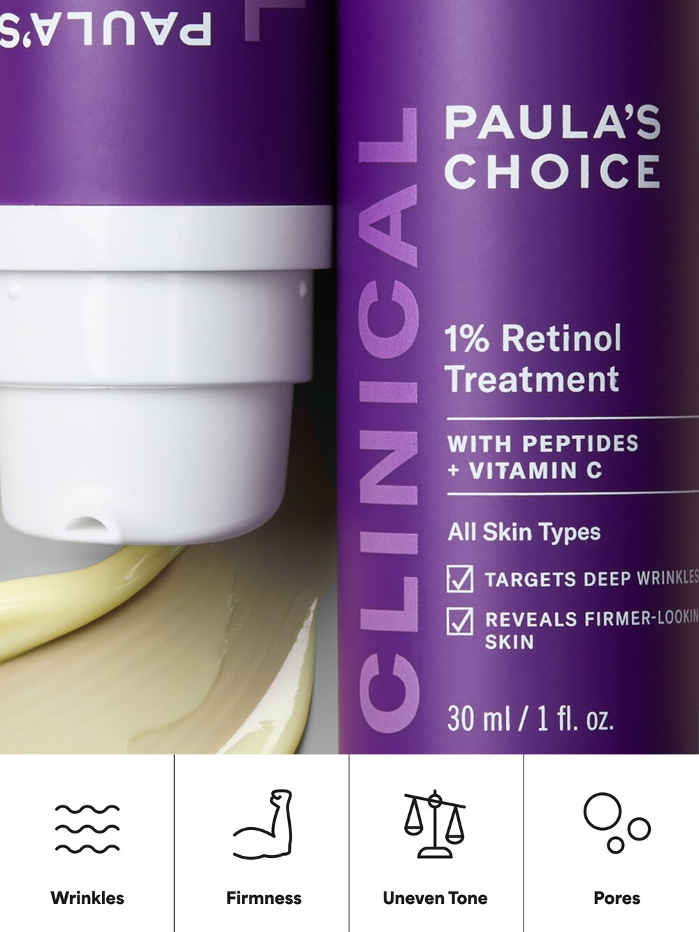 ブースター・導入液 PAULA'S CHOICE 1% Retinol Treatment CLINICAL 1% Retinol Serum Treatment For Anti-Aging | Paula's Choice