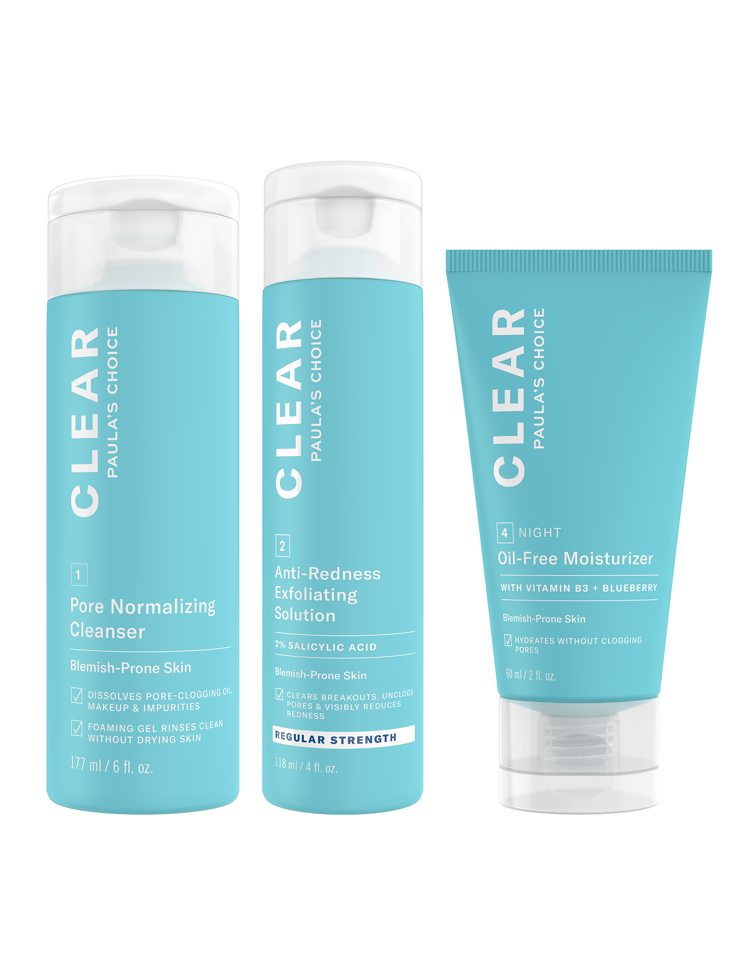 Paula's Choice Clear Regular Strength Acne Trio | Kit