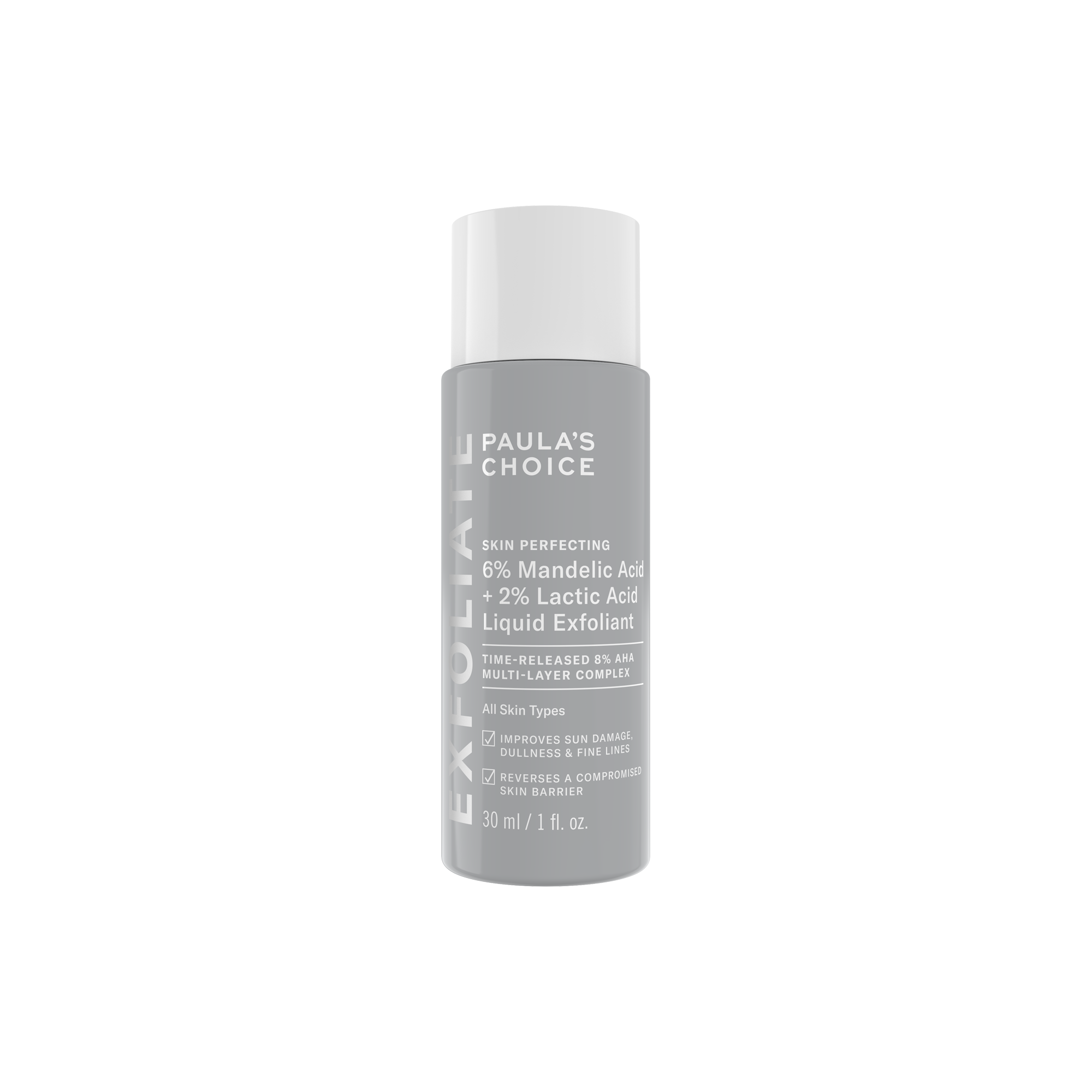 Paulas Choice Skin Perfecting 6 Mandelic Acid 2 Lactic Acid Liquid Exfoliant Travel Size 11$