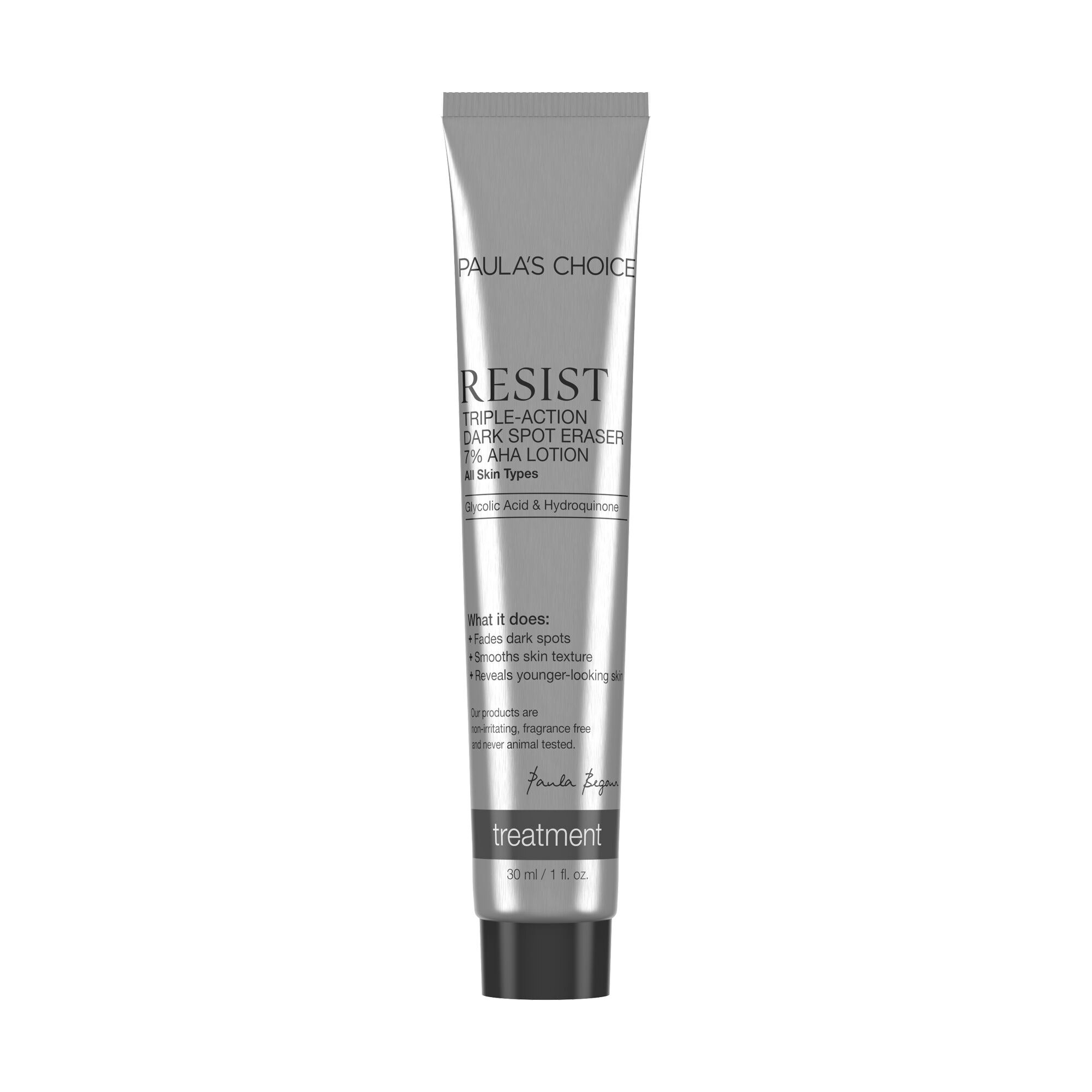 resist triple action dark spot eraser 7 aha lotion paula s choice
