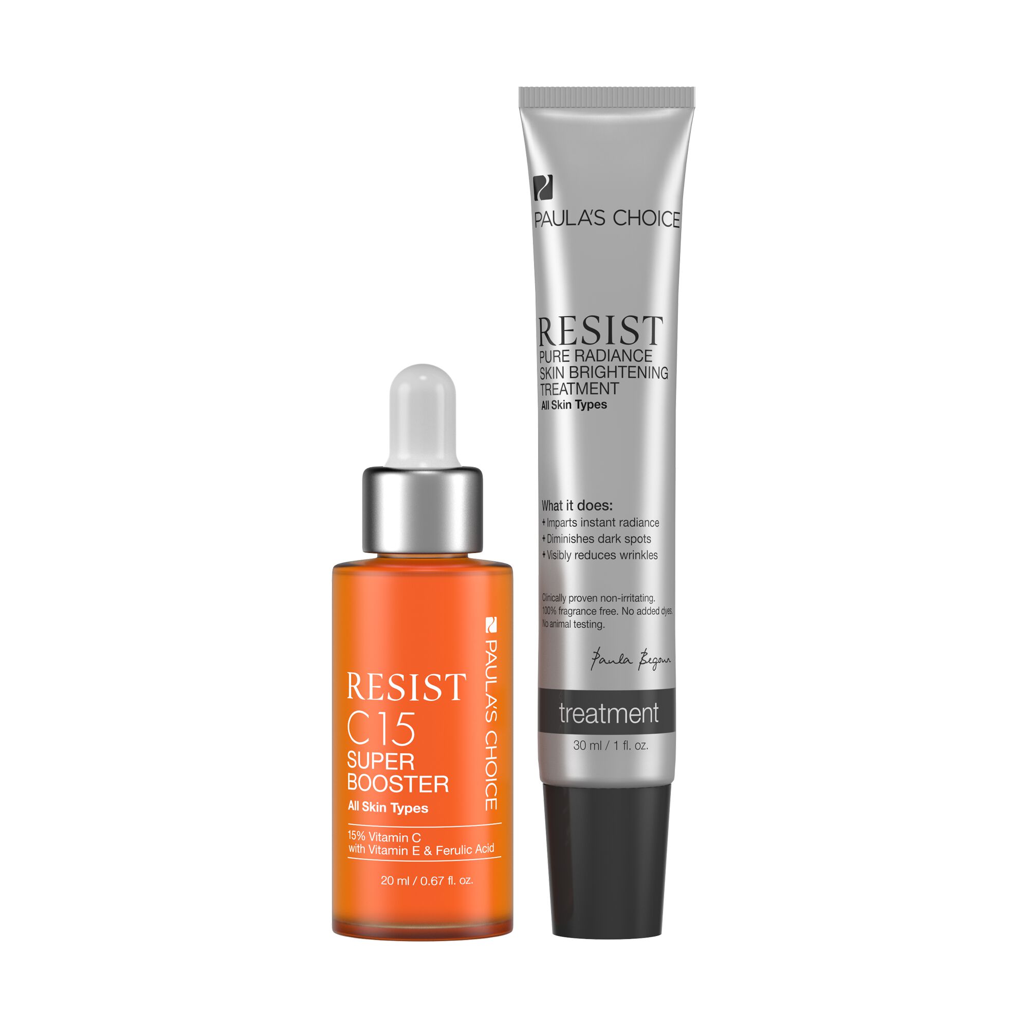 RESIST C15 Booster &amp; RESIST Pure Radiance Skin Brightening 