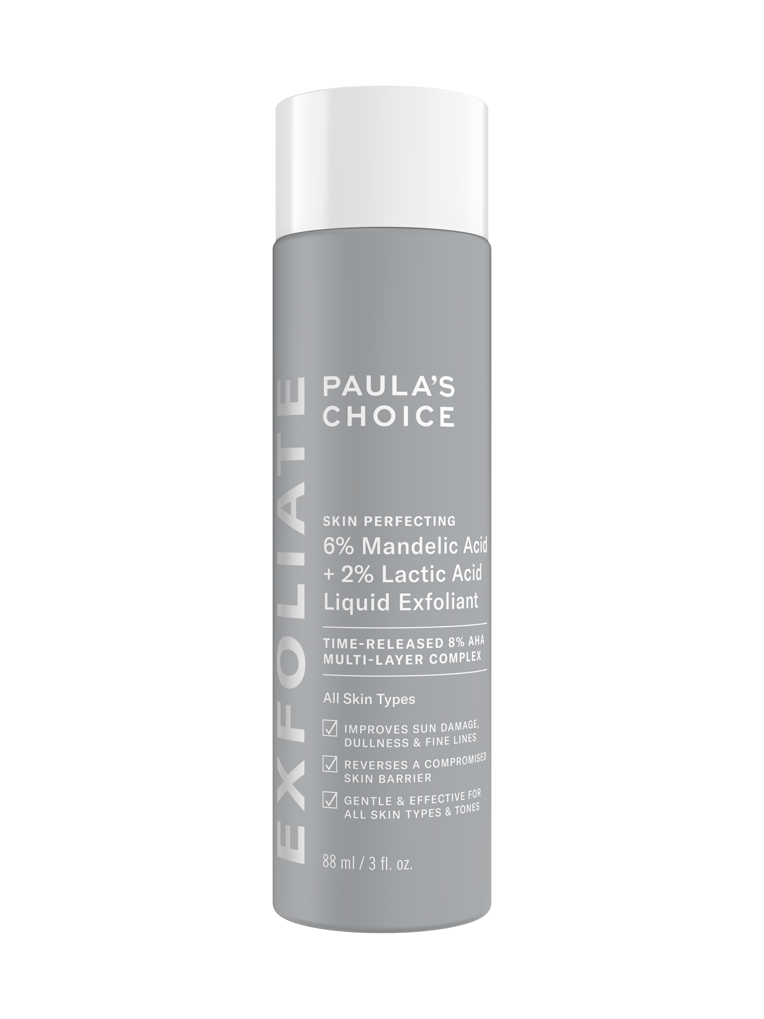 Paulas Choice Skin Perfecting 6 Mandelic Acid 2 Lactic Acid Liquid AHA Exfoliant 3 fl oz 26$