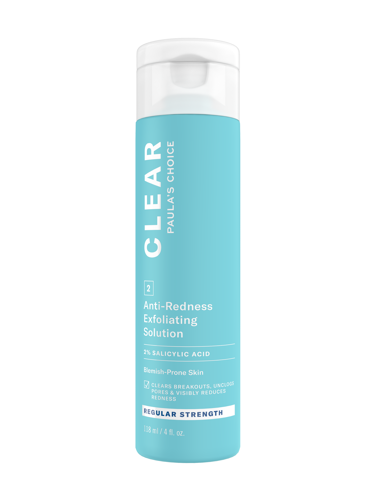 Paula's Choice Clear Regular Strength Anti-Redness Exfoliating Solution With 2% Salicylic Acid Exfoliant | 4 oz
