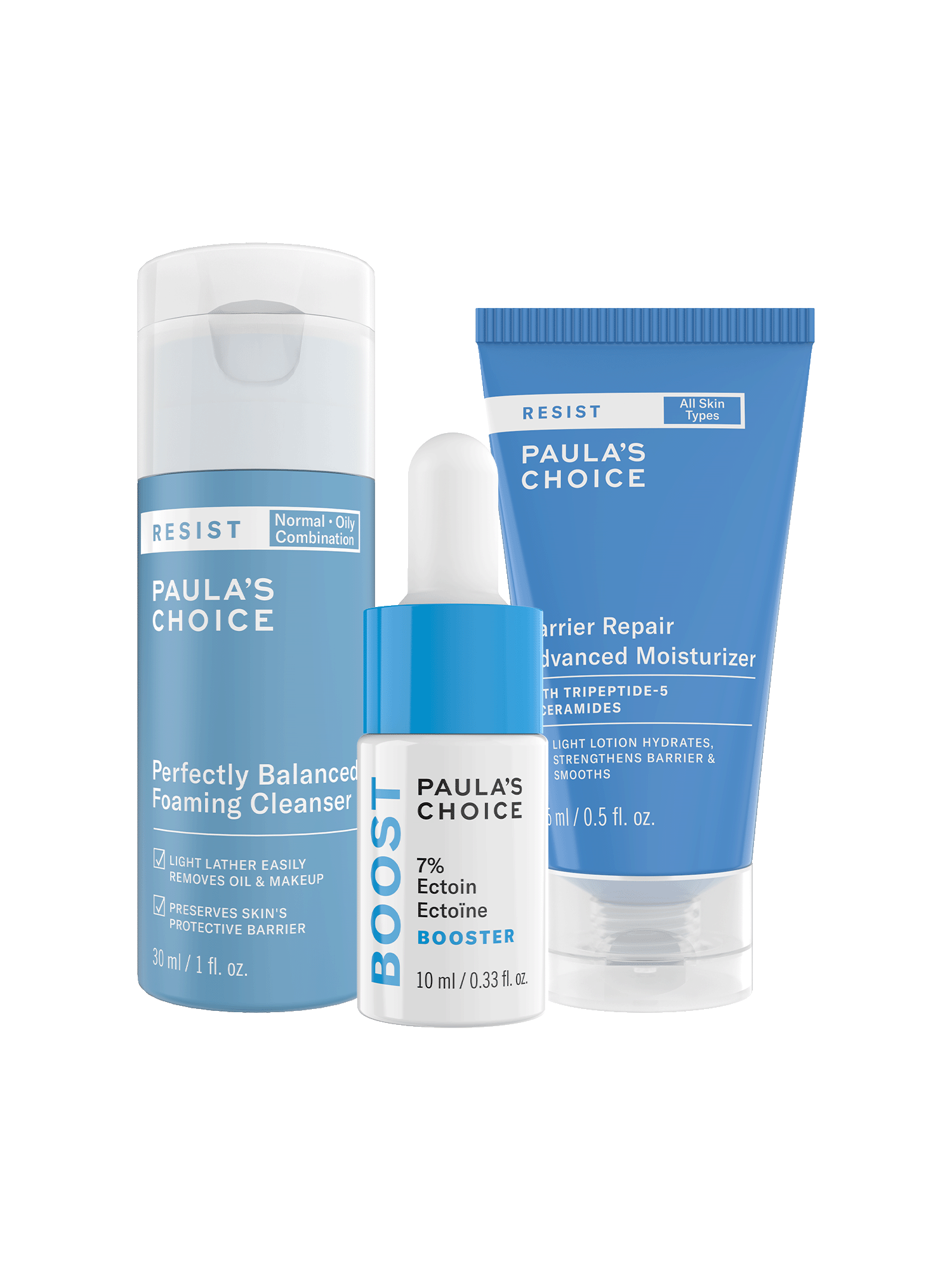 Paulas Choice Barrier Balancing Kit - Trial Size 39$