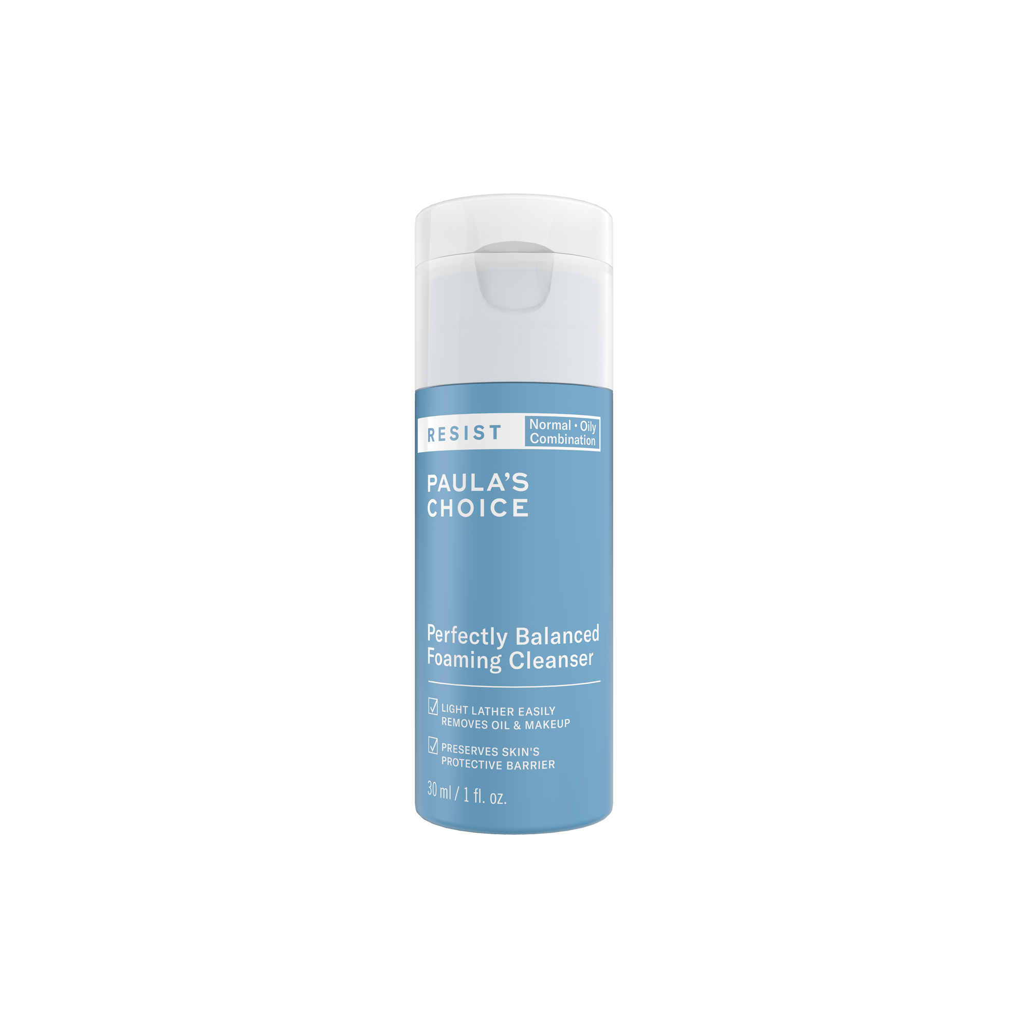 Paulas Choice Resist Perfectly Balanced Foaming Cleanser Travel Size 8$