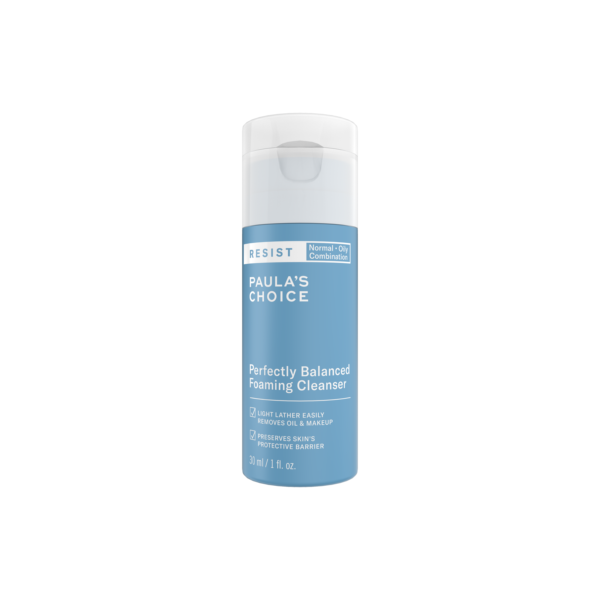 Paulas Choice Resist Perfectly Balanced Foaming Cleanser Travel Size 7$