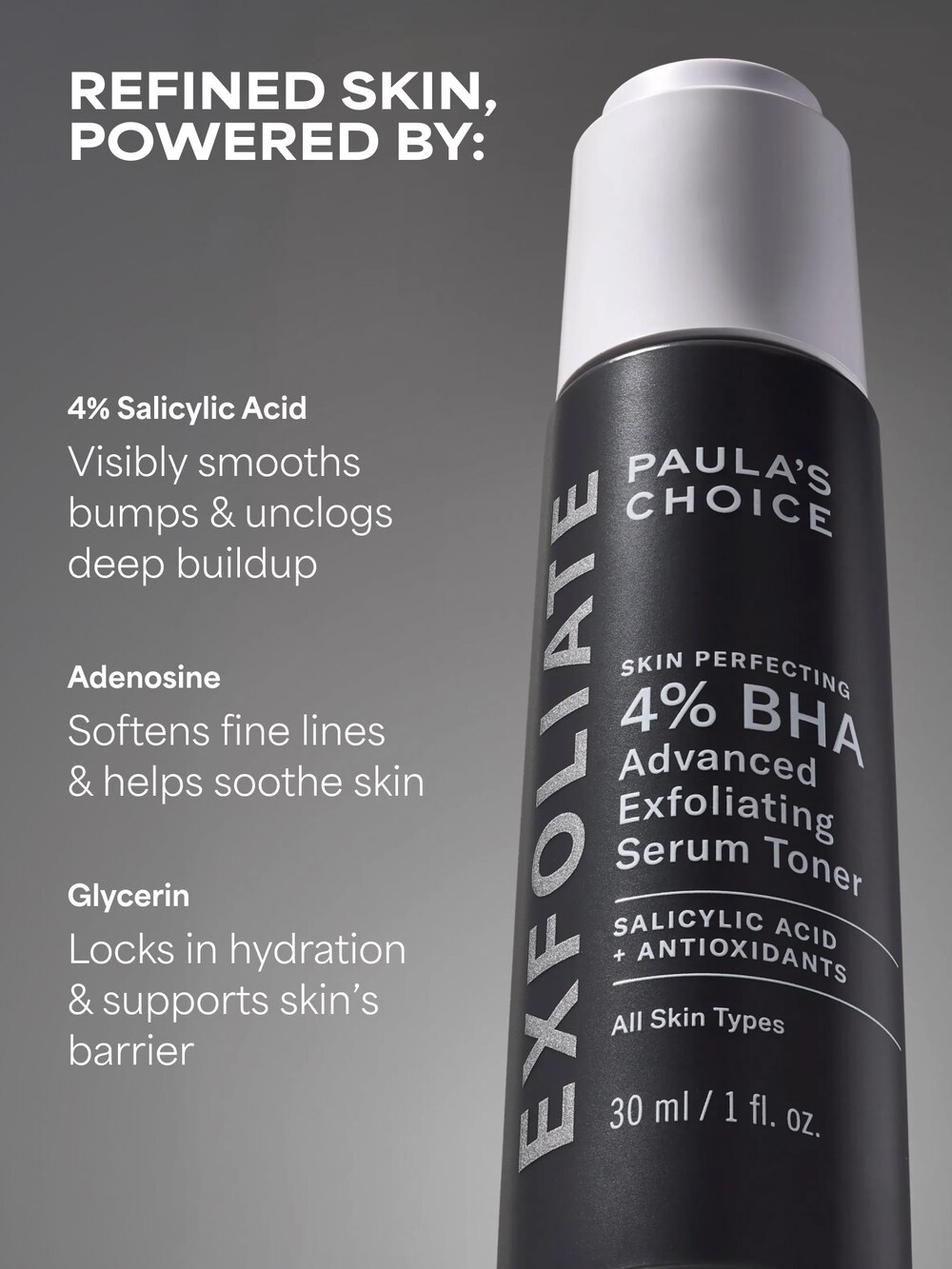 PAULA'S CHOICE BHA 化粧水 4% BHA Advanced Exfoliating Serum Toner | Paula's Choice