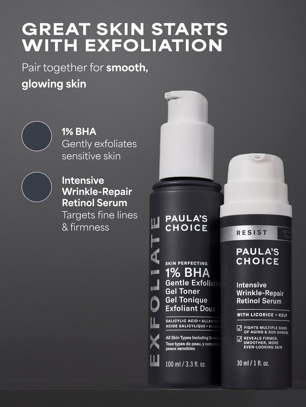 1% BHA Gentle Exfoliant for Sensitive Skin | Paula's Choice