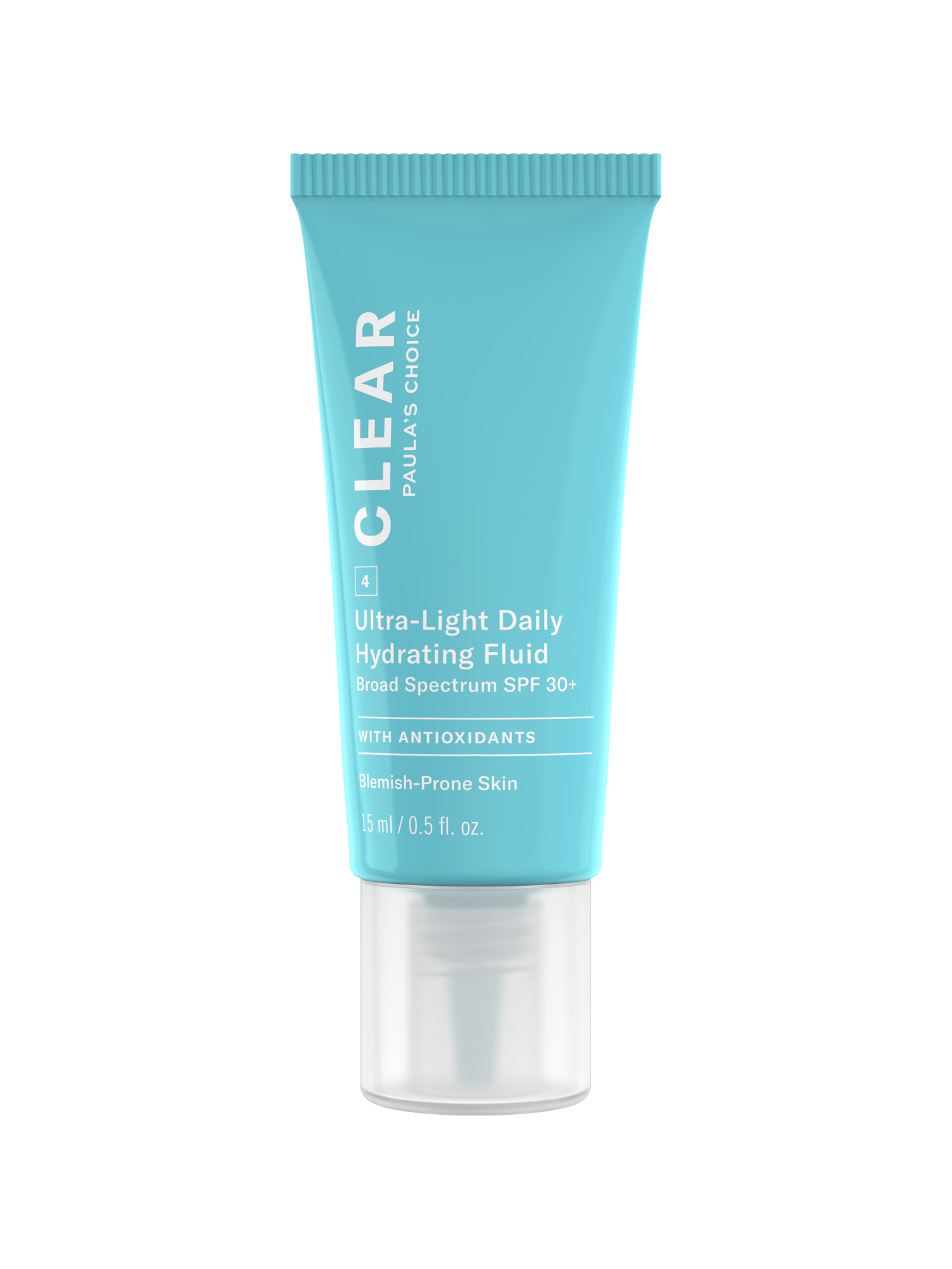 Paulas Choice Clear Ultra-Light Daily Hydrating Fluid Spf 30 Sunscreen Travel Size 13$