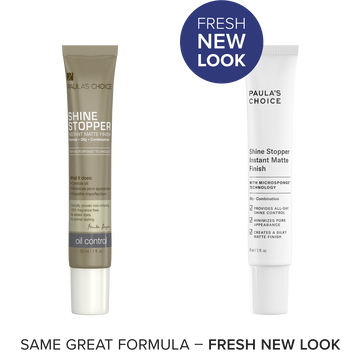 SHINE STOPPER Instant Matte Finish with MICROSPONGE Technology