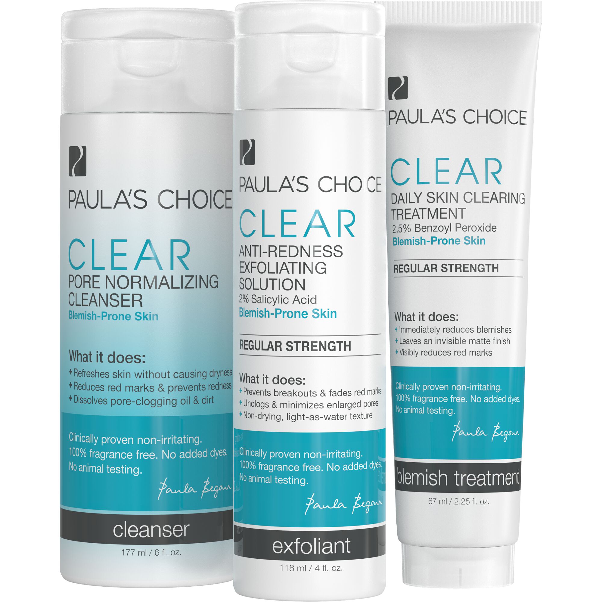 CLEAR Regular Strength Acne Products Kit Paula's Choice Paula's Choice