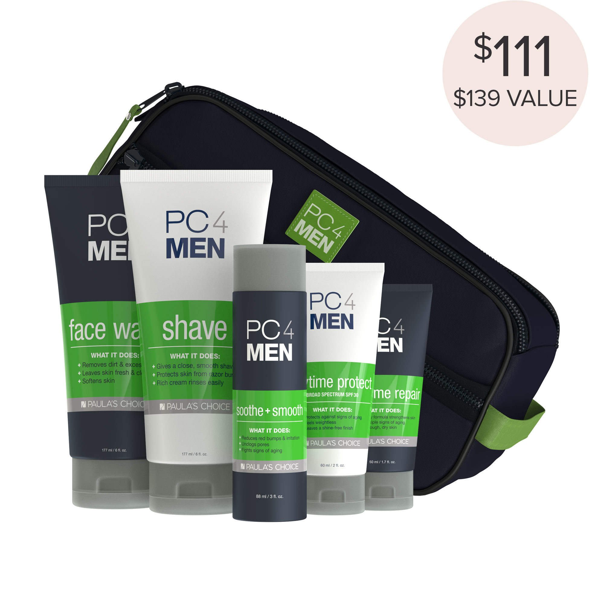 Men's PC4Men Skin Care Kit Paula's Choice Paula's Choice