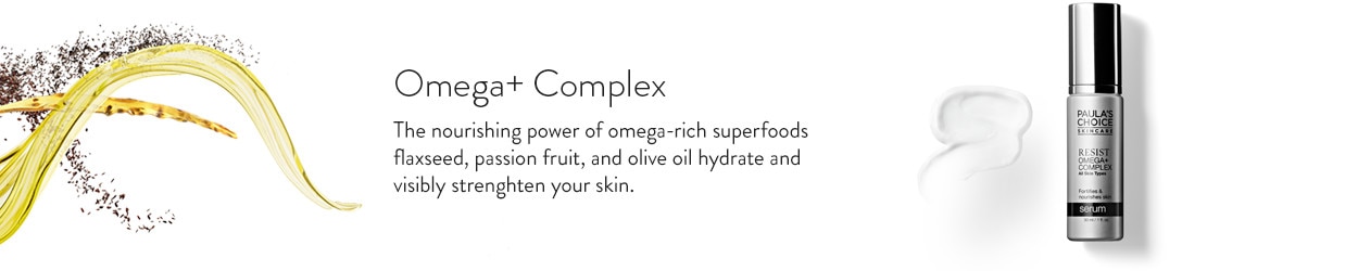 The nourishing power of omega-rich superfoods flaxseed, passion fruit, and olive oil hydrate and visibly strenghten your skin.