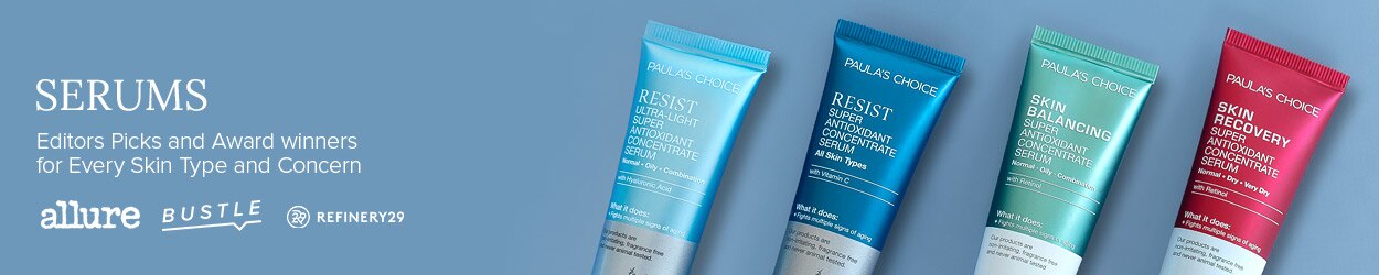 Serums - Editors picks and award winners for every skin type and concern.
